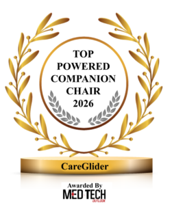 MedTech Outlook Top Powered Companion Chair 2026 award for CareGlīder