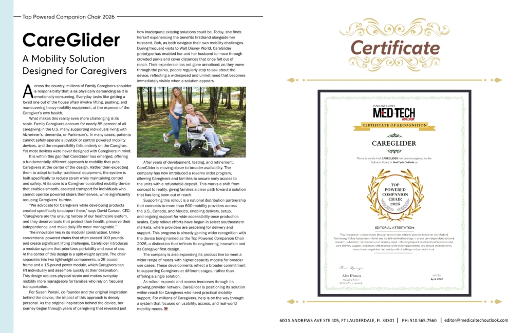 Page two of the CareGlider MedTech Outlook 2026 Deep Dive feature